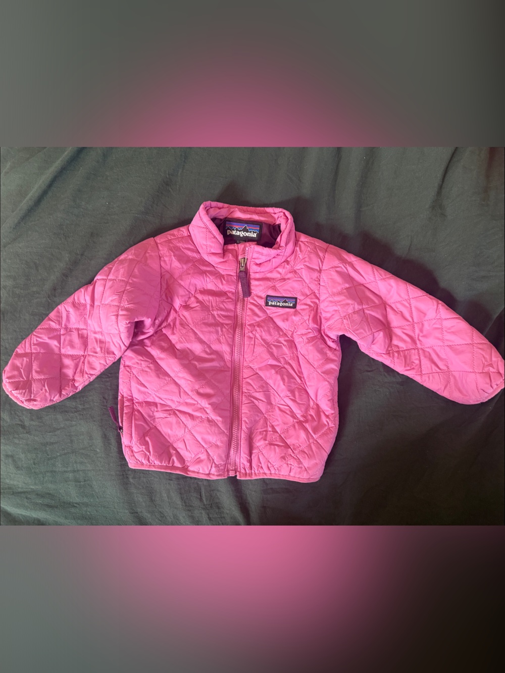 Patagonia Pink Quilted Infant Jacket